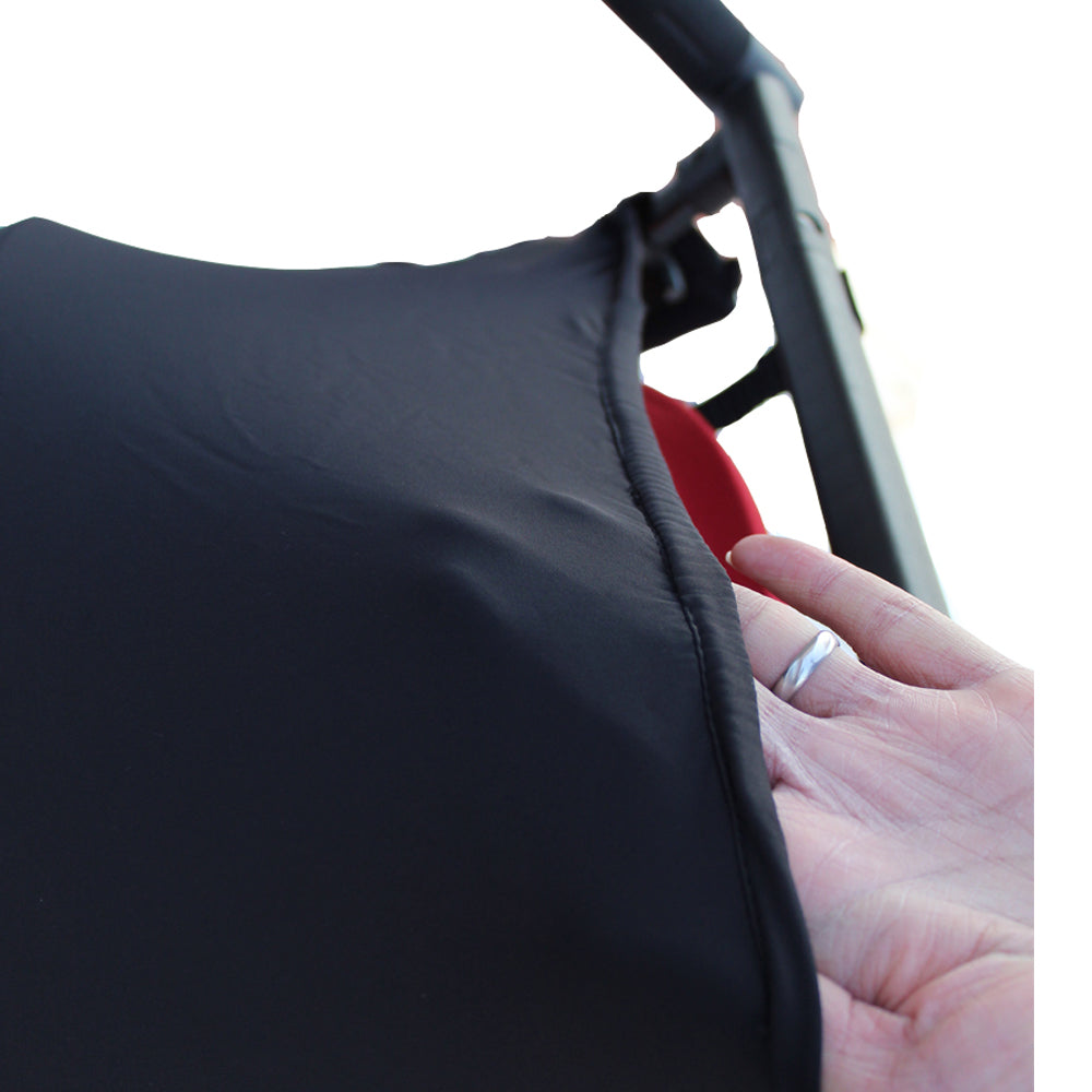 Universal Stroller Accessories Sunshade with 50+ UPF Sun Protection for Most Stroller, Easy On/Off