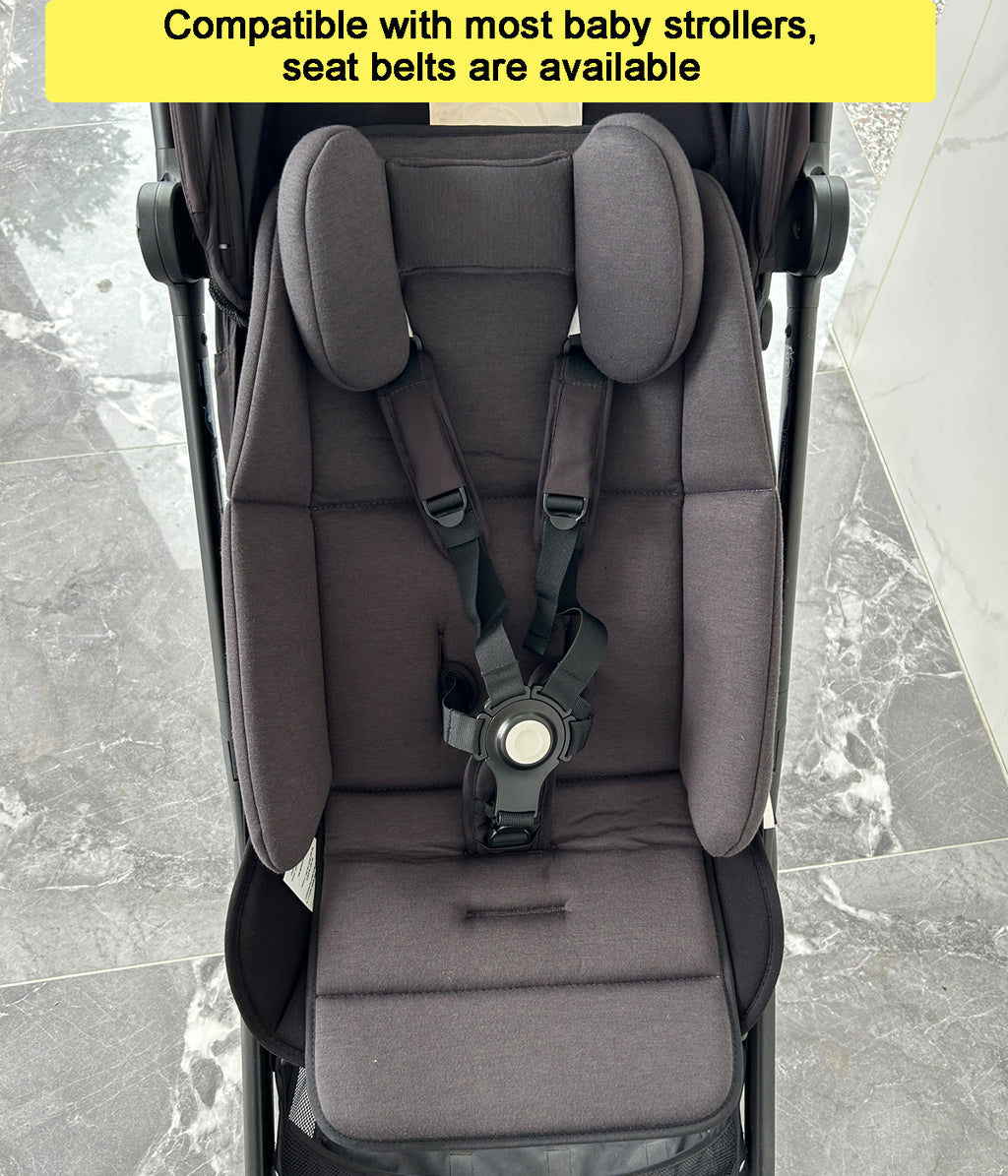 Insert Insert Liner Cushion Seat Compatible with Uppababy Vista V2 and Cruz Strollers, With Head Support Pillow and Wedge Support, Skin Friendly Fabric