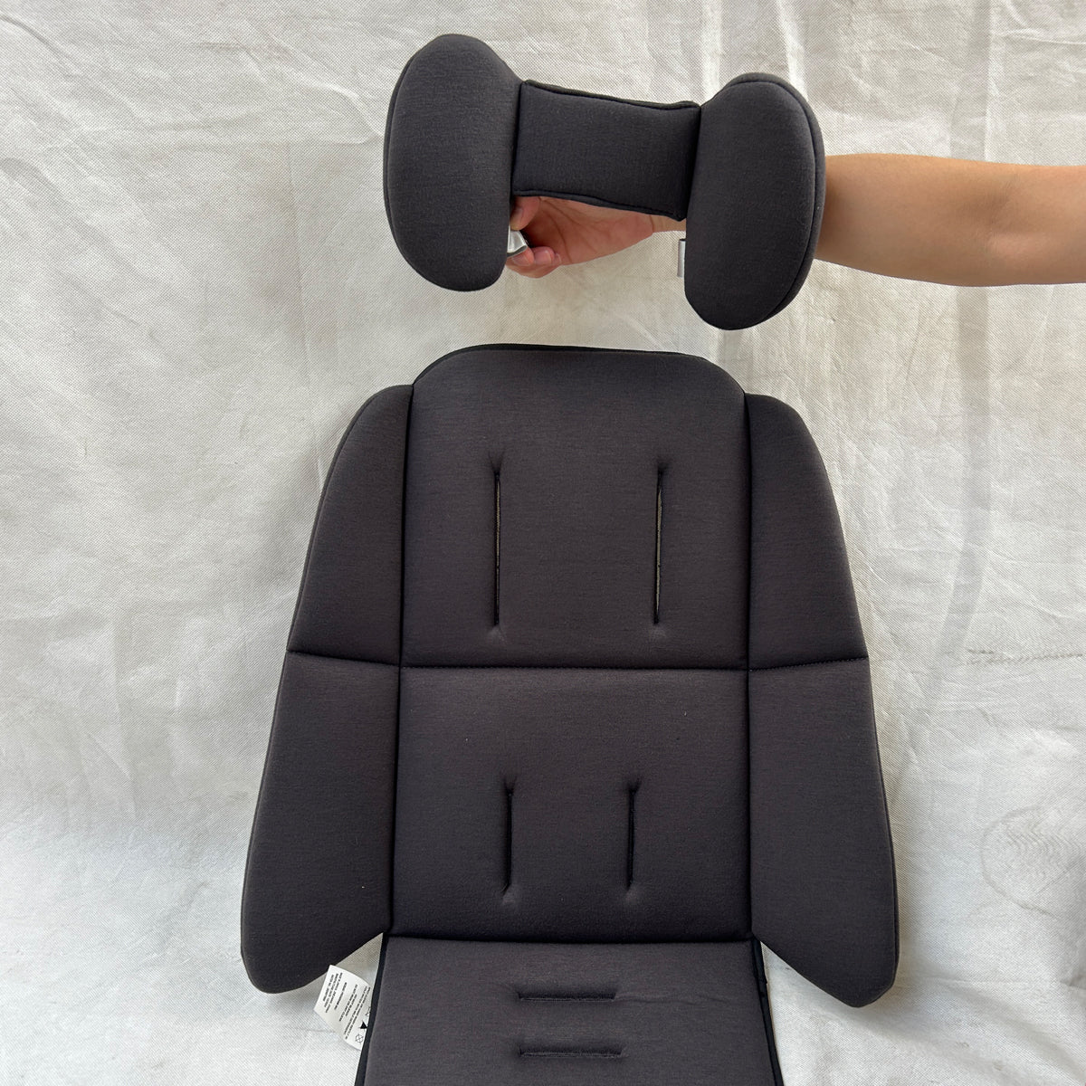 Insert Insert Liner Cushion Seat Compatible with Uppababy Vista V2 and Cruz Strollers, With Head Support Pillow and Wedge Support, Skin Friendly Fabric