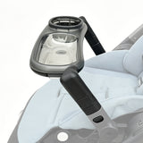 Stroller Snack Tray Compatible with Cybex Balios,Gazelle, Talos Series Prams - BPA-Free Tritan Baby Travel Tray with 360° Swivel, Folds with Stroller, Easy Clean