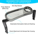 Stroller Snack Tray Compatible with Cybex Balios,Gazelle, Talos Series Prams - BPA-Free Tritan Baby Travel Tray with 360° Swivel, Folds with Stroller, Easy Clean