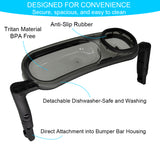 Stroller Snack Tray Compatible with Cybex Balios,Gazelle, Talos Series Prams - BPA-Free Tritan Baby Travel Tray with 360° Swivel, Folds with Stroller, Easy Clean