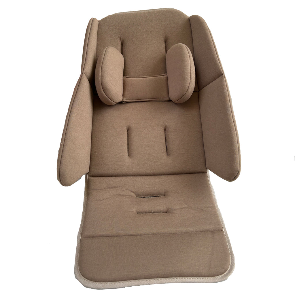 Insert Insert Liner Cushion Seat Compatible with Uppababy Vista V2 and Cruz Strollers, With Head Support Pillow and Wedge Support, Skin Friendly Fabric