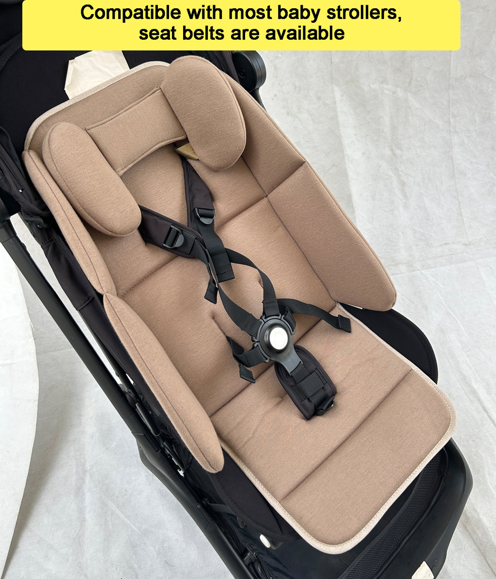 Insert Insert Liner Cushion Seat Compatible with Uppababy Vista V2 and Cruz Strollers, With Head Support Pillow and Wedge Support, Skin Friendly Fabric
