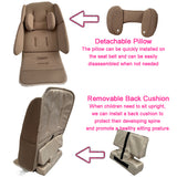 Insert Insert Liner Cushion Seat Compatible with Uppababy Vista V2 and Cruz Strollers, With Head Support Pillow and Wedge Support, Skin Friendly Fabric