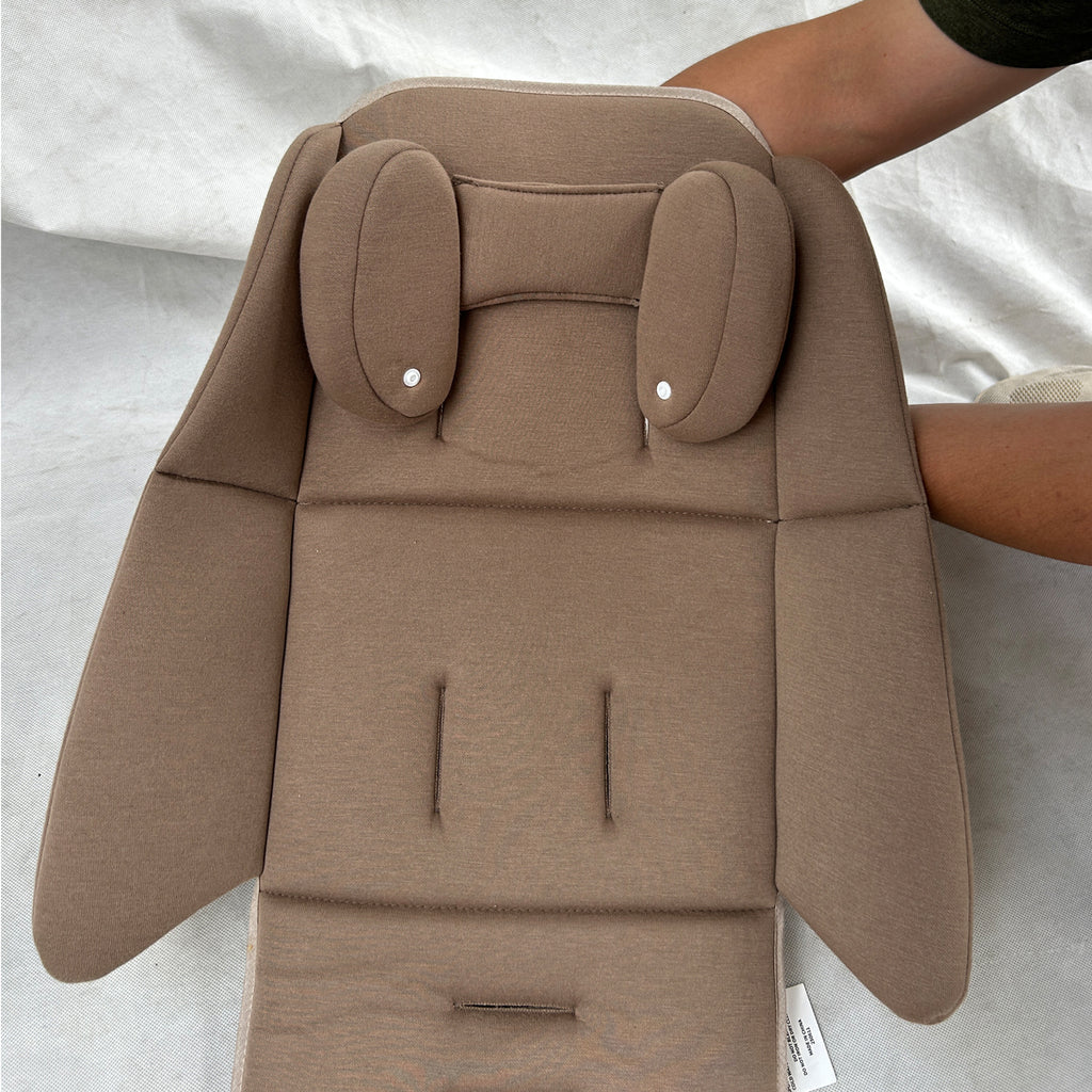 Insert Insert Liner Cushion Seat Compatible with Uppababy Vista V2 and Cruz Strollers, With Head Support Pillow and Wedge Support, Skin Friendly Fabric