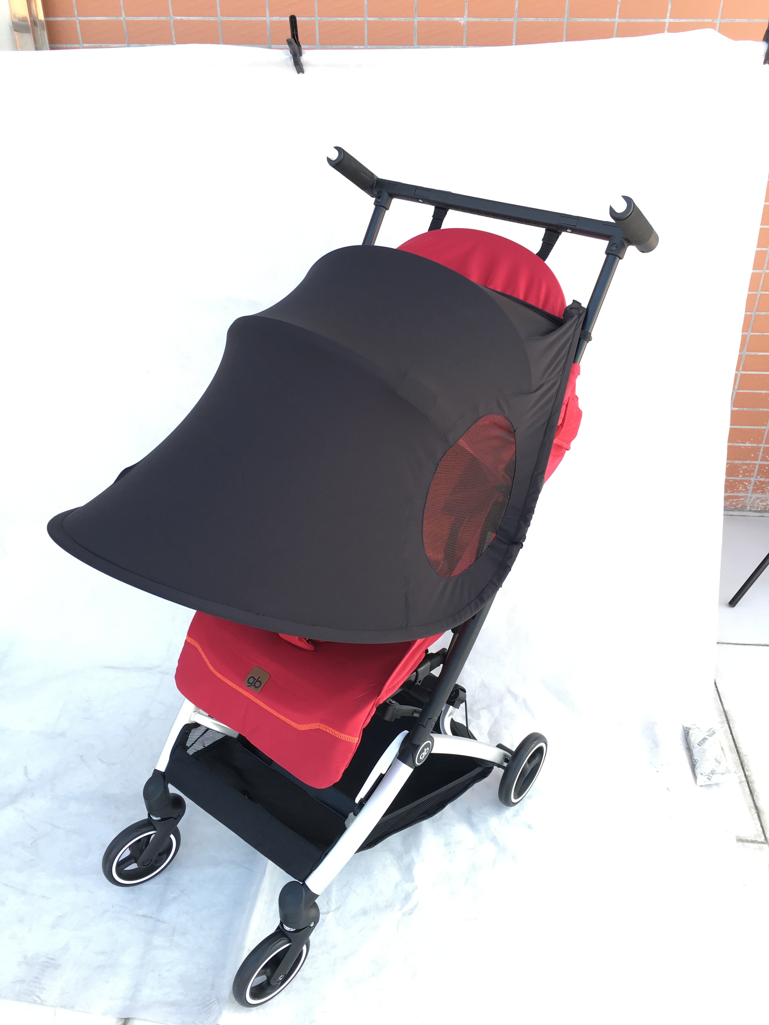 Universal Stroller Accessories Sunshade with 50+ UPF Sun Protection for Most Stroller, Easy On/Off