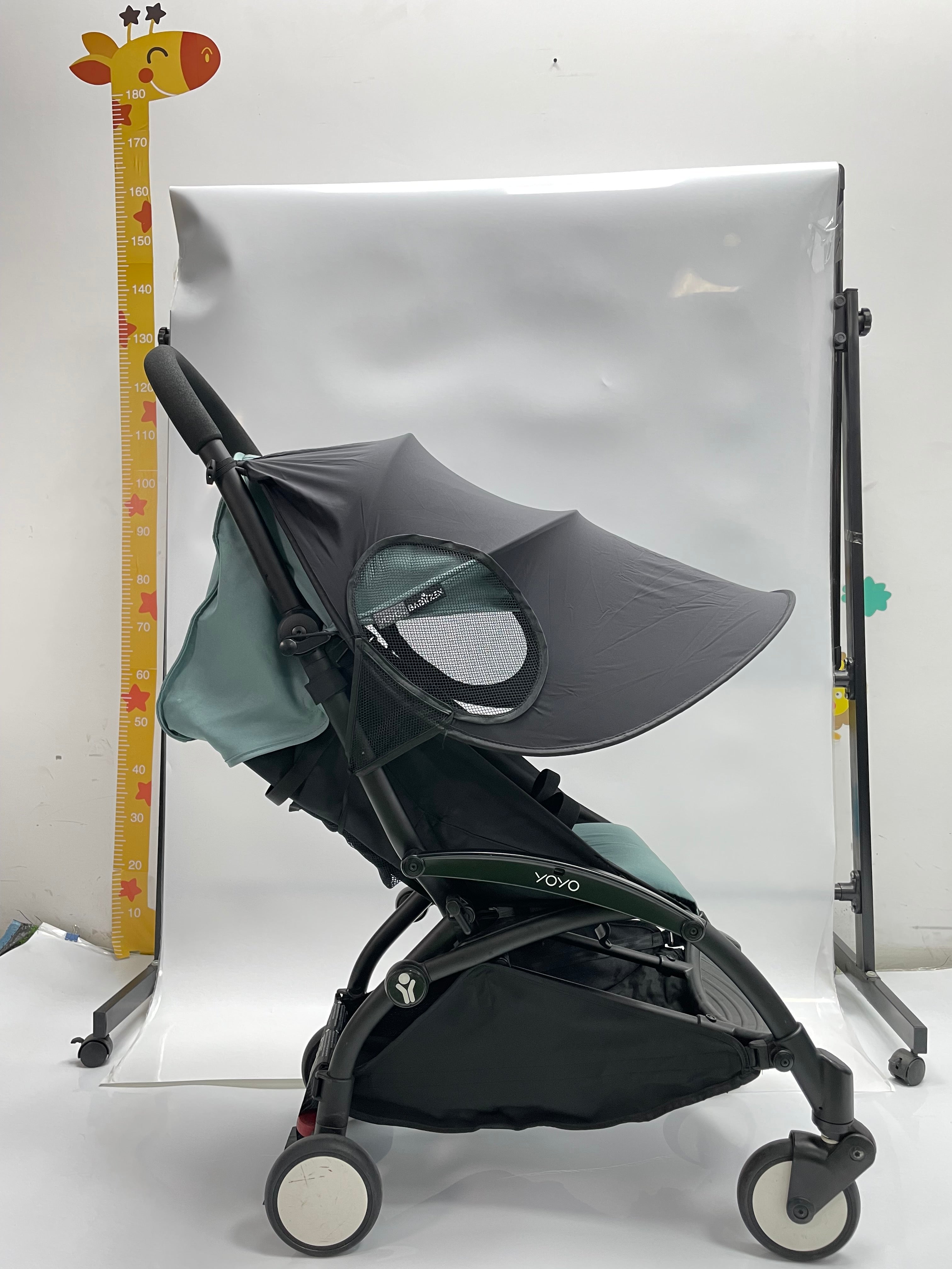 Universal Stroller Accessories Sunshade with 50+ UPF Sun Protection for Most Stroller, Easy On/Off